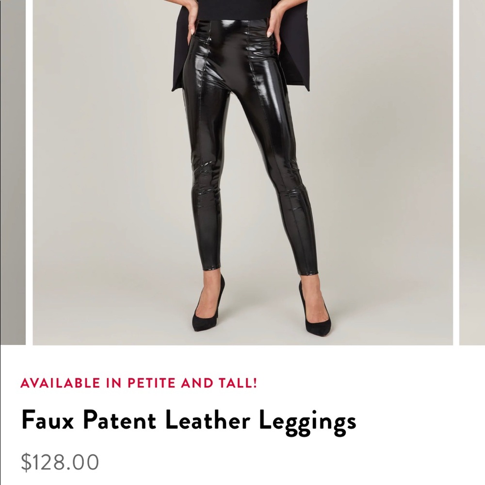 NWT Spanx Patent Leather Pants